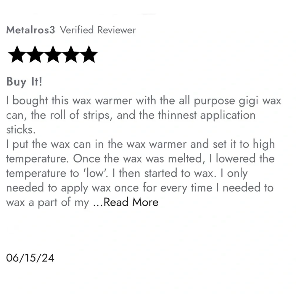 The GiGi Wax Warmer